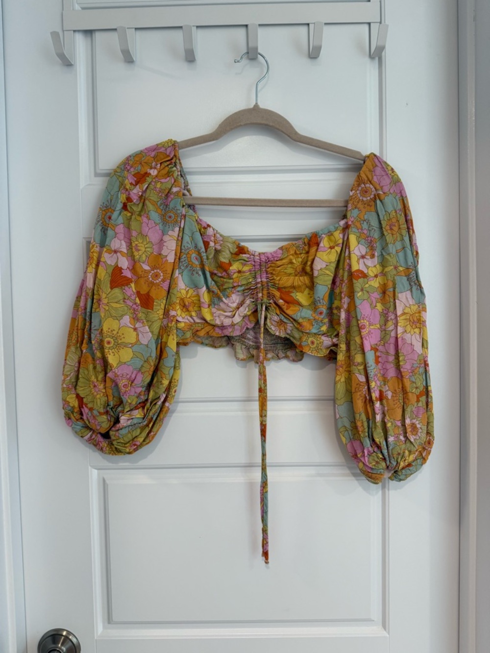 Show Me Your MuMu Jenna Top in Groovy Blooms